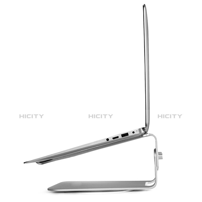 NoteBook Halter Halterung Laptop Ständer Universal S16 für Apple MacBook Pro 13 zoll Retina Silber groß
