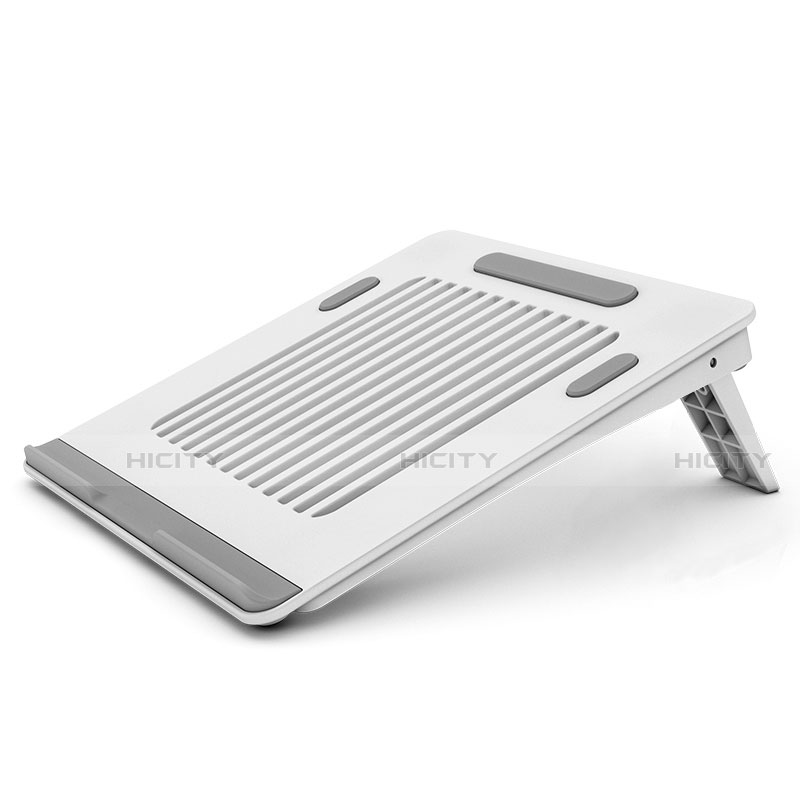 NoteBook Halter Halterung Laptop Ständer Universal T04 für Apple MacBook Air 13 zoll (2020) Weiß Plus