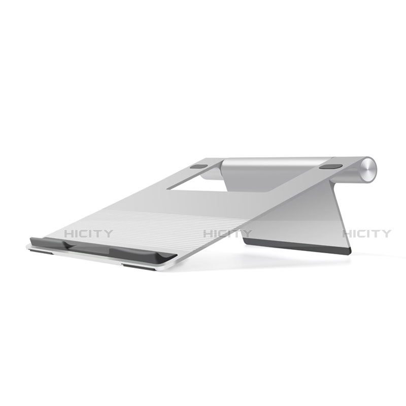 NoteBook Halter Halterung Laptop Ständer Universal T11 für Apple MacBook Air 13 zoll (2020) Silber Plus