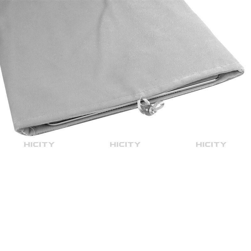 Samt Handy Tasche Schutz Hülle für Apple iPad Air 2 Weiß groß