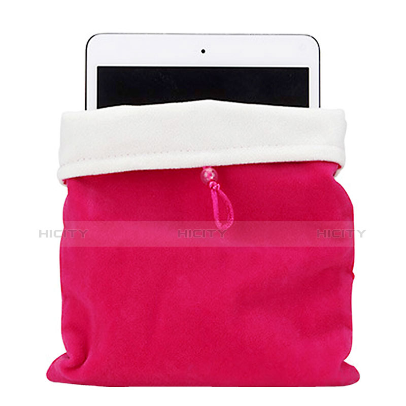 Samt Handy Tasche Schutz Hülle für Apple iPad Mini 4 Pink Plus