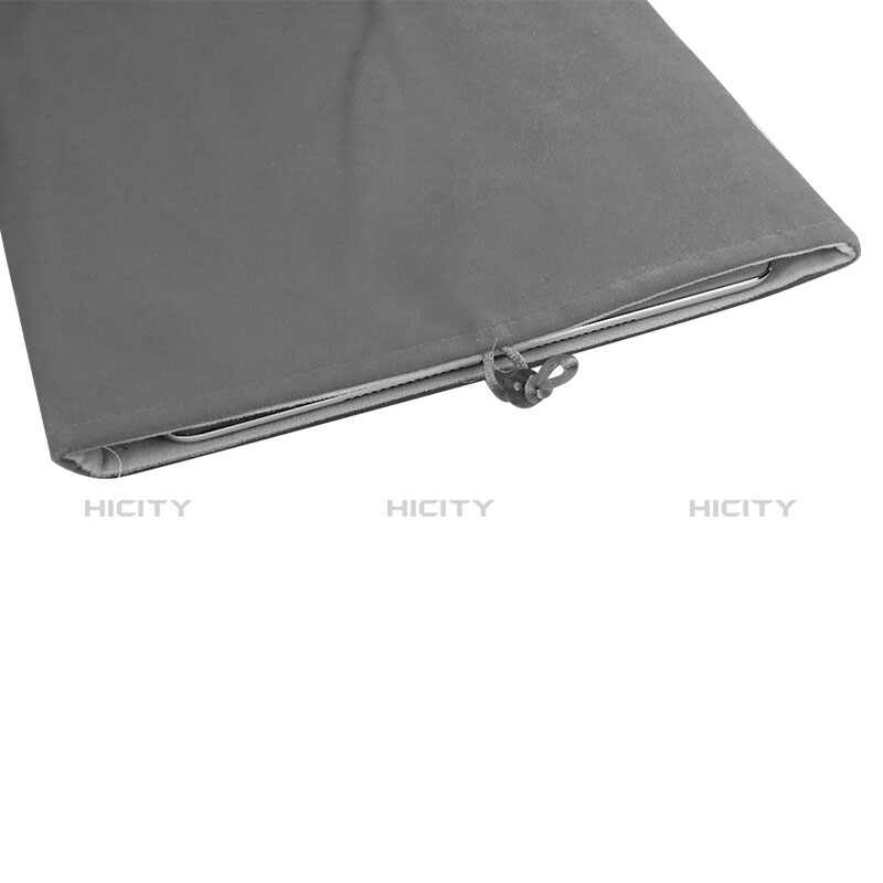 Samt Handy Tasche Schutz Hülle für Apple iPad New Air (2019) 10.5 Grau groß