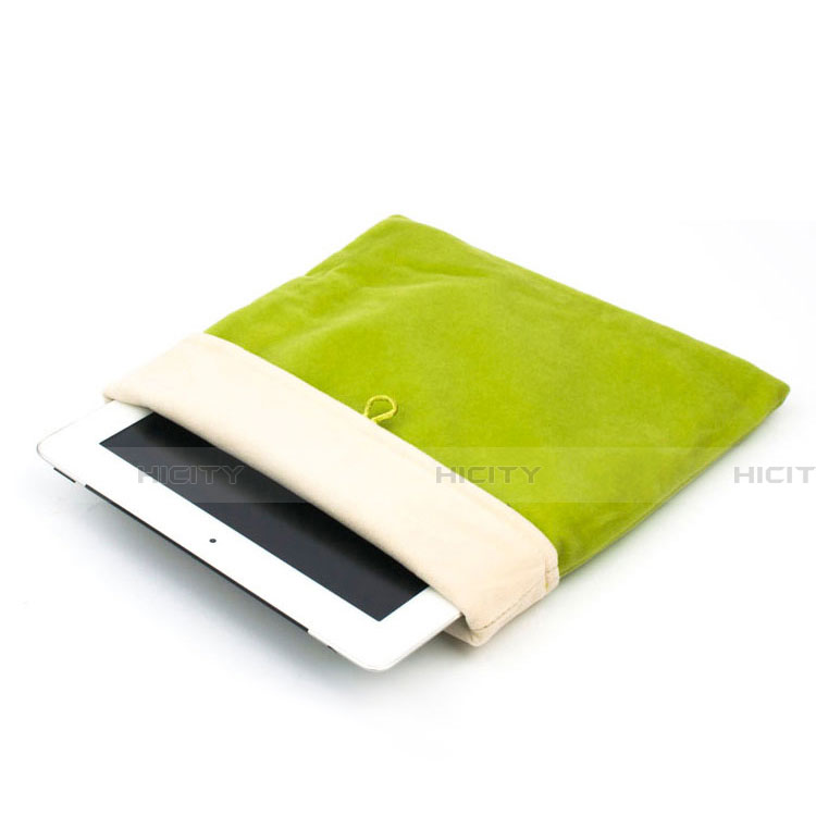 Samt Handy Tasche Schutz Hülle für Samsung Galaxy Tab S2 9.7 SM-T810 SM-T815 Grün