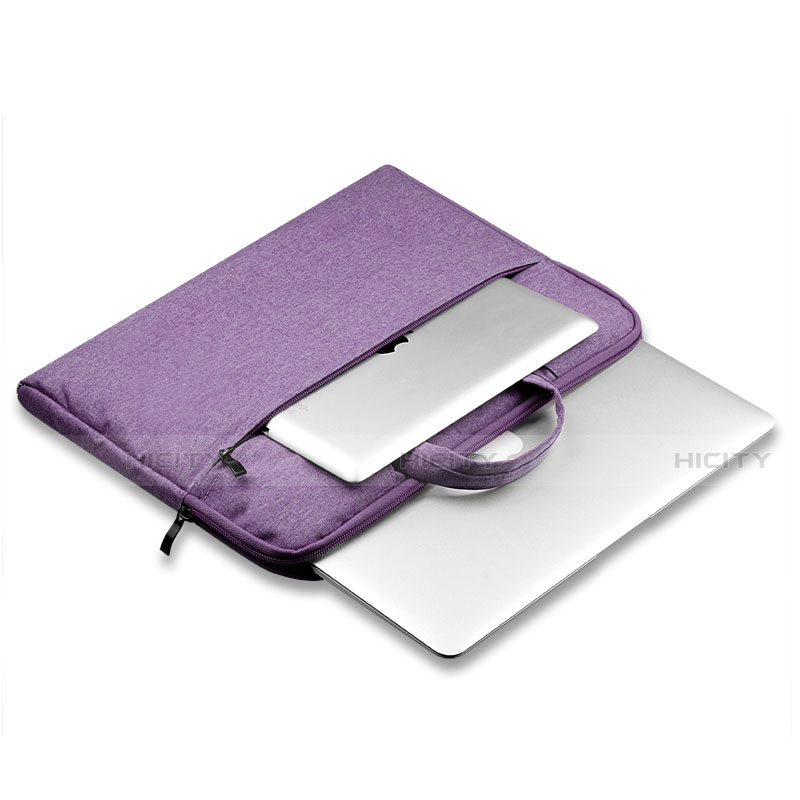 Samt Handy Tasche Schutz Hülle S03 für Huawei Matebook X Pro (2020) 13.9 groß