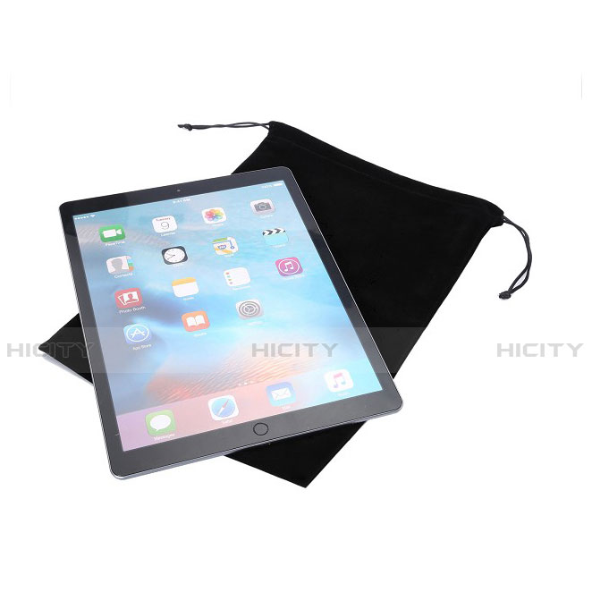 Samt Handy Tasche Sleeve Hülle für Huawei MediaPad M6 10.8 Schwarz