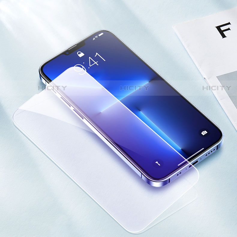 Schutzfolie Displayschutzfolie Panzerfolie Gehärtetes Glas Glasfolie Anti Blue Ray Skins zum Aufkleben Panzerglas B01 für Apple iPhone 13 Pro Max Klar groß