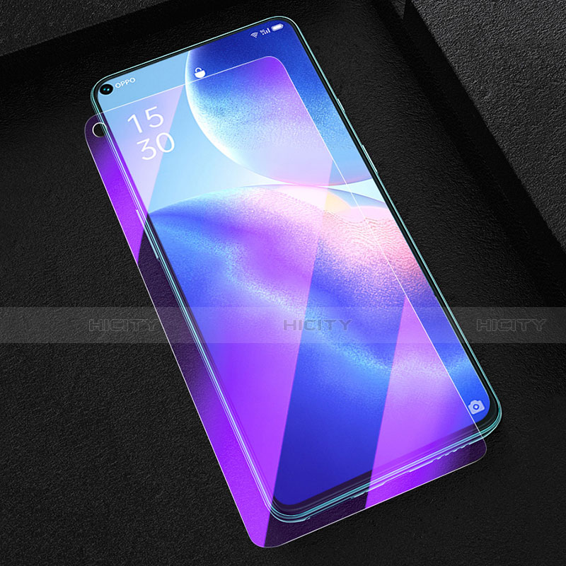 Schutzfolie Displayschutzfolie Panzerfolie Gehärtetes Glas Glasfolie Anti Blue Ray Skins zum Aufkleben Panzerglas B02 für Oppo Find X3 Lite 5G Klar groß