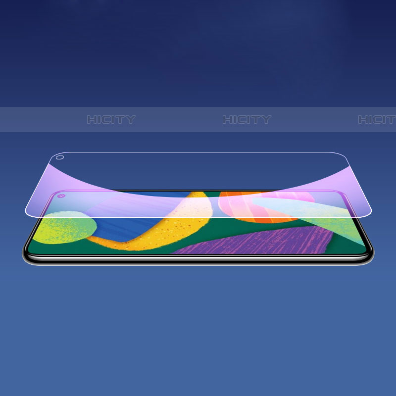Schutzfolie Displayschutzfolie Panzerfolie Gehärtetes Glas Glasfolie Anti Blue Ray Skins zum Aufkleben Panzerglas B05 für Samsung Galaxy F52 5G Klar