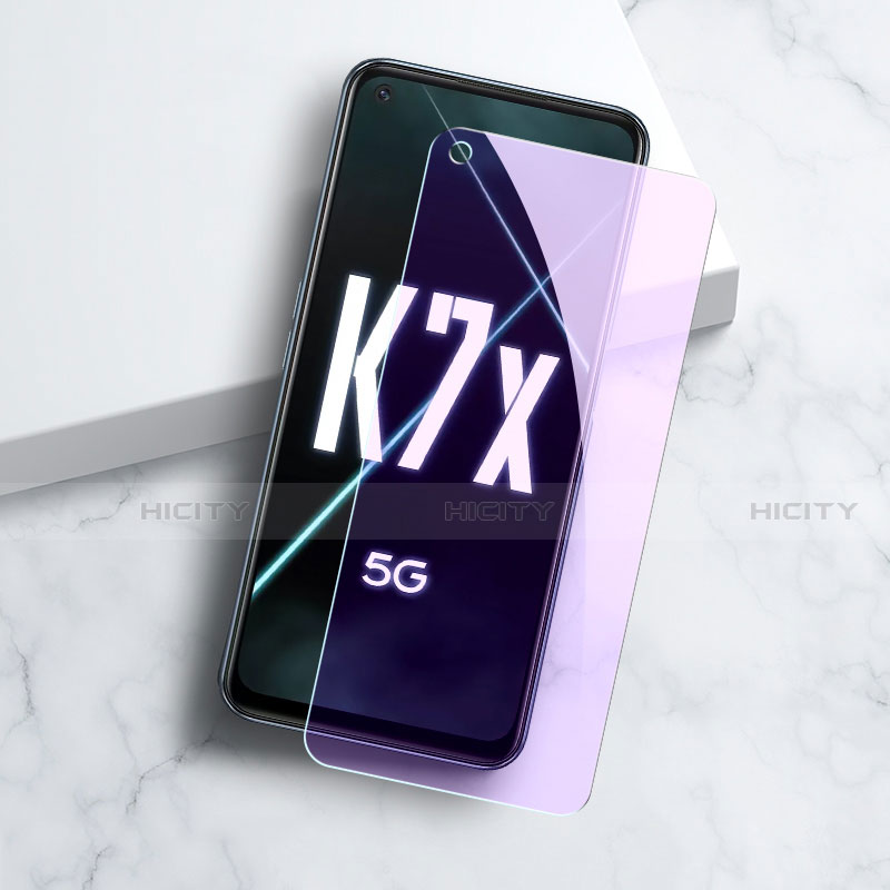 Schutzfolie Displayschutzfolie Panzerfolie Gehärtetes Glas Glasfolie Anti Blue Ray Skins zum Aufkleben Panzerglas für Oppo K7x 5G Klar