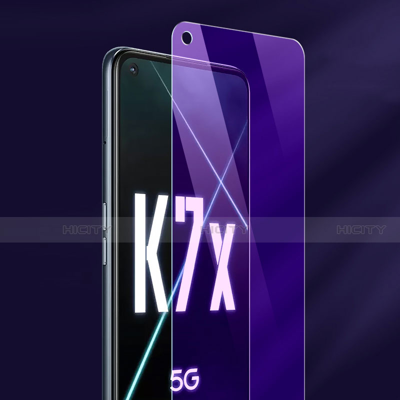 Schutzfolie Displayschutzfolie Panzerfolie Gehärtetes Glas Glasfolie Anti Blue Ray Skins zum Aufkleben Panzerglas für Oppo K7x 5G Klar