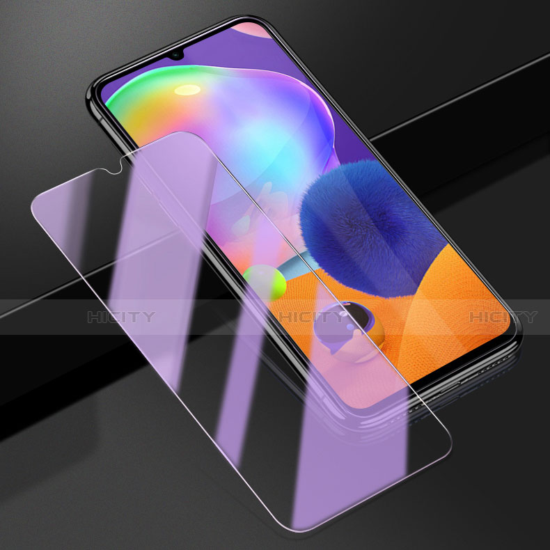 Schutzfolie Displayschutzfolie Panzerfolie Gehärtetes Glas Glasfolie Anti Blue Ray Skins zum Aufkleben Panzerglas für Samsung Galaxy A31 Klar Plus