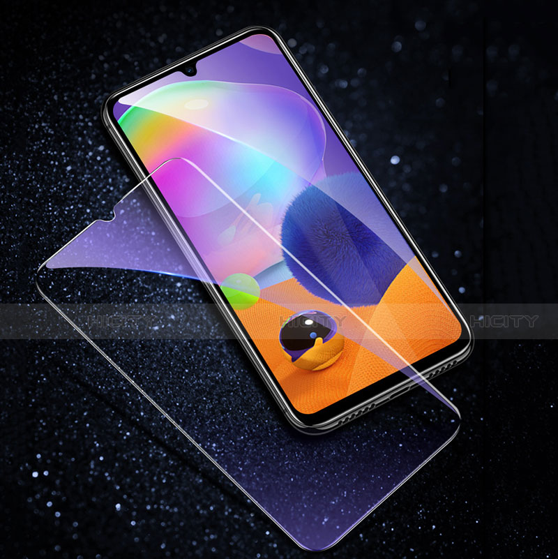 Schutzfolie Displayschutzfolie Panzerfolie Gehärtetes Glas Glasfolie Anti Blue Ray Skins zum Aufkleben Panzerglas für Samsung Galaxy A31 Klar groß