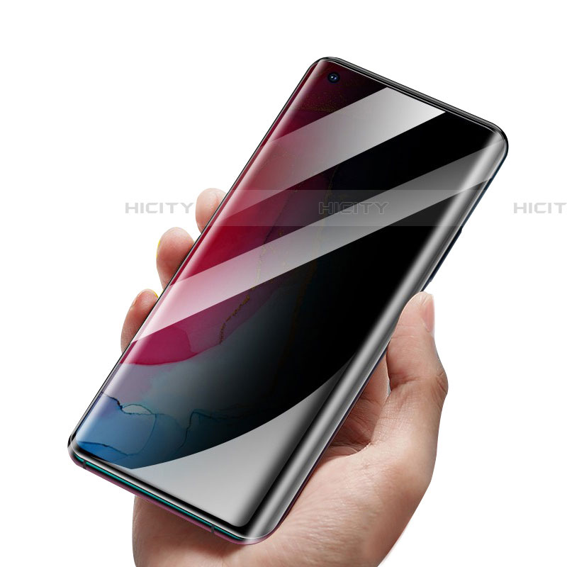 Schutzfolie Displayschutzfolie Panzerfolie Gehärtetes Glas Glasfolie Privacy Skins zum Aufkleben Panzerglas für Oppo Reno3 Pro Klar groß