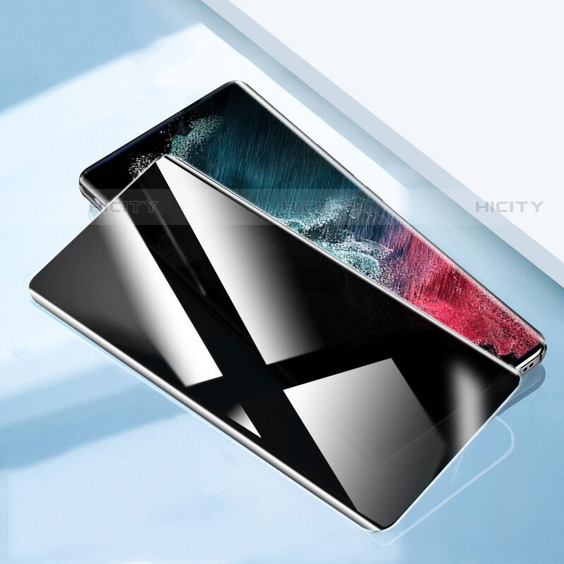 Schutzfolie Displayschutzfolie Panzerfolie Gehärtetes Glas Glasfolie Privacy Skins zum Aufkleben Panzerglas für Samsung Galaxy S22 Ultra 5G Klar Plus