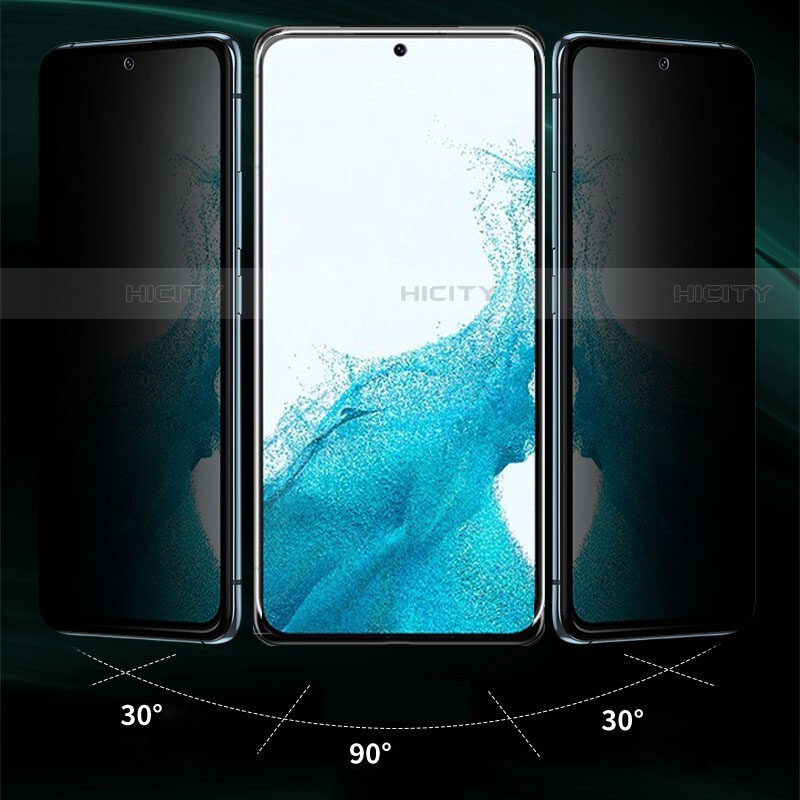 Schutzfolie Displayschutzfolie Panzerfolie Gehärtetes Glas Glasfolie Privacy Skins zum Aufkleben Panzerglas für Samsung Galaxy S23 5G Klar