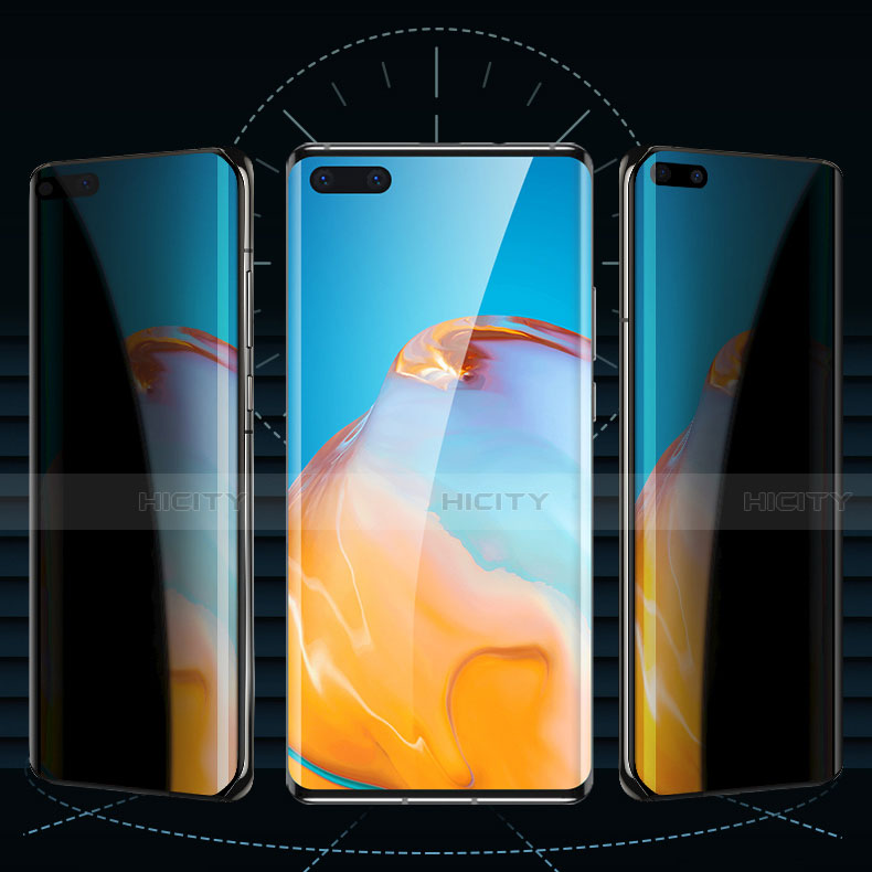 Schutzfolie Displayschutzfolie Panzerfolie Gehärtetes Glas Glasfolie Privacy Skins zum Aufkleben Panzerglas M01 für Huawei Mate 40E Pro 5G Klar groß