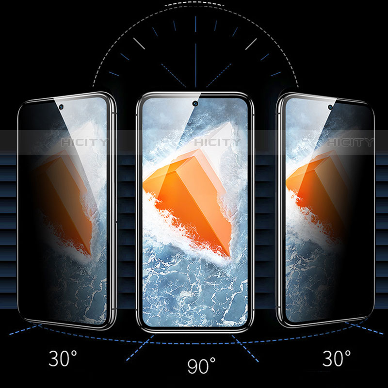 Schutzfolie Displayschutzfolie Panzerfolie Gehärtetes Glas Glasfolie Privacy Skins zum Aufkleben Panzerglas M02 für Vivo iQOO 9 5G Klar groß