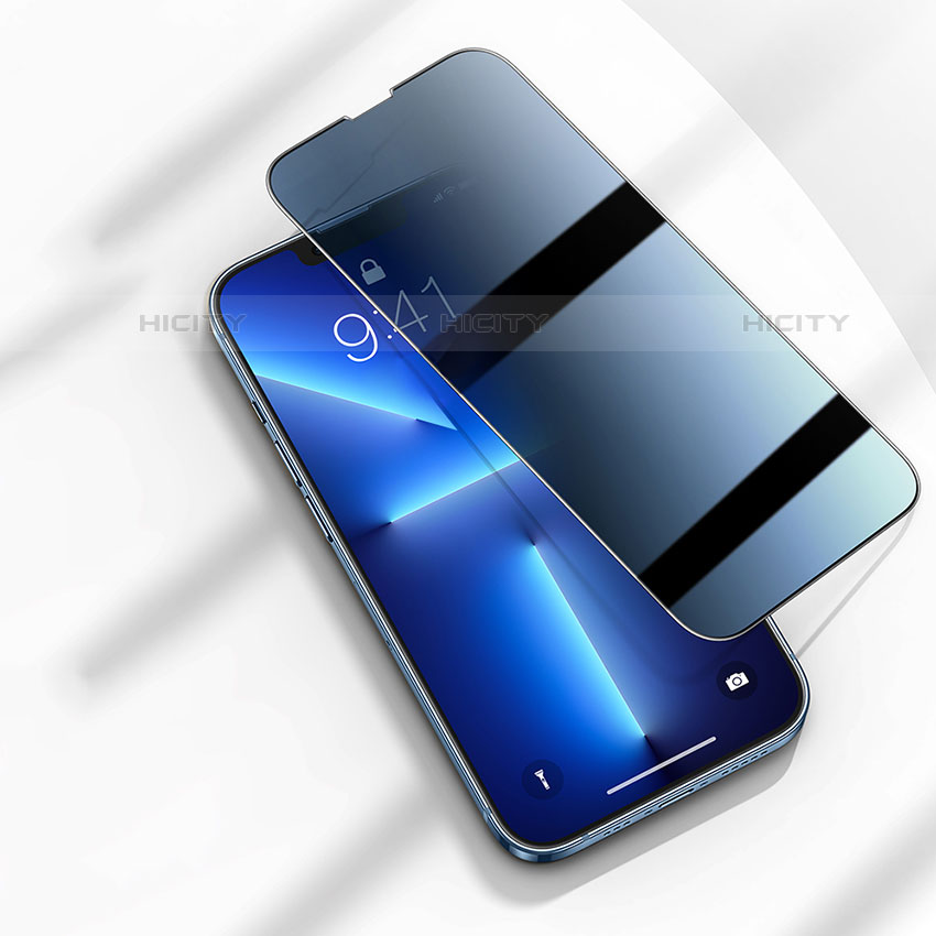 Schutzfolie Displayschutzfolie Panzerfolie Gehärtetes Glas Glasfolie Privacy Skins zum Aufkleben Panzerglas M03 für Apple iPhone 13 Klar groß