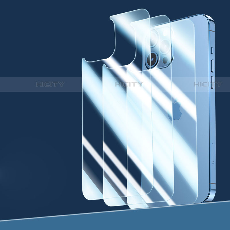 Schutzfolie Displayschutzfolie Panzerfolie Gehärtetes Glas Glasfolie Rückseite Skins zum Aufkleben B02 für Apple iPhone 13 Pro Max Klar Plus