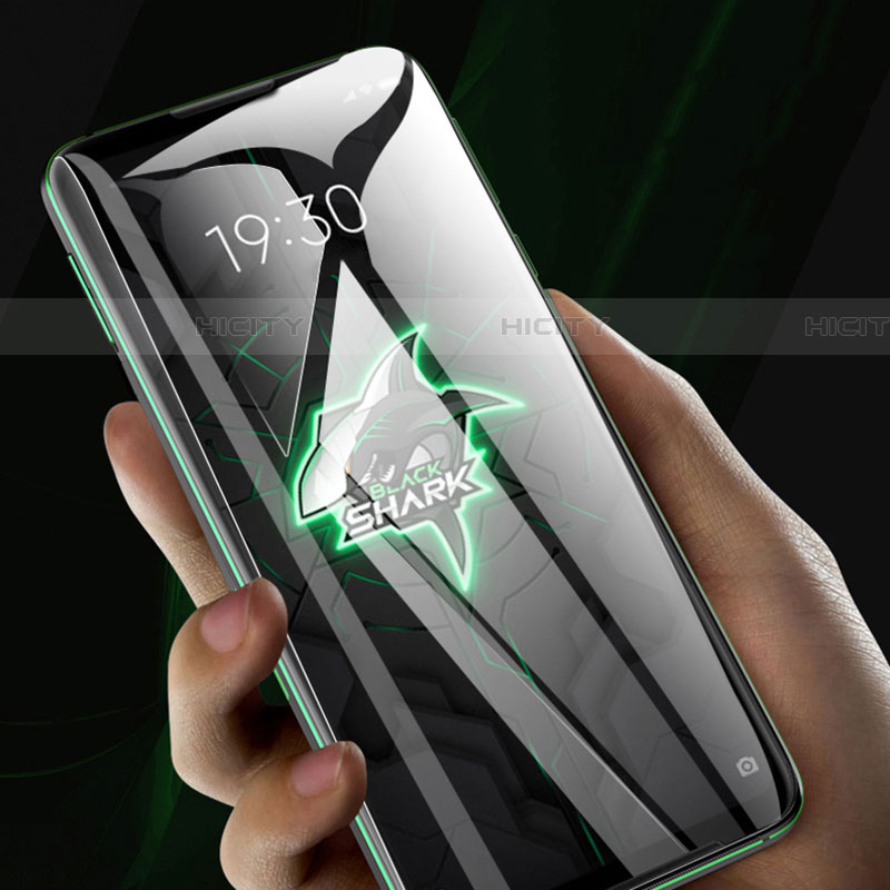 Schutzfolie Displayschutzfolie Panzerfolie Gehärtetes Glas Glasfolie Skins zum Aufkleben Panzerglas für Xiaomi Black Shark 3 Pro Klar groß