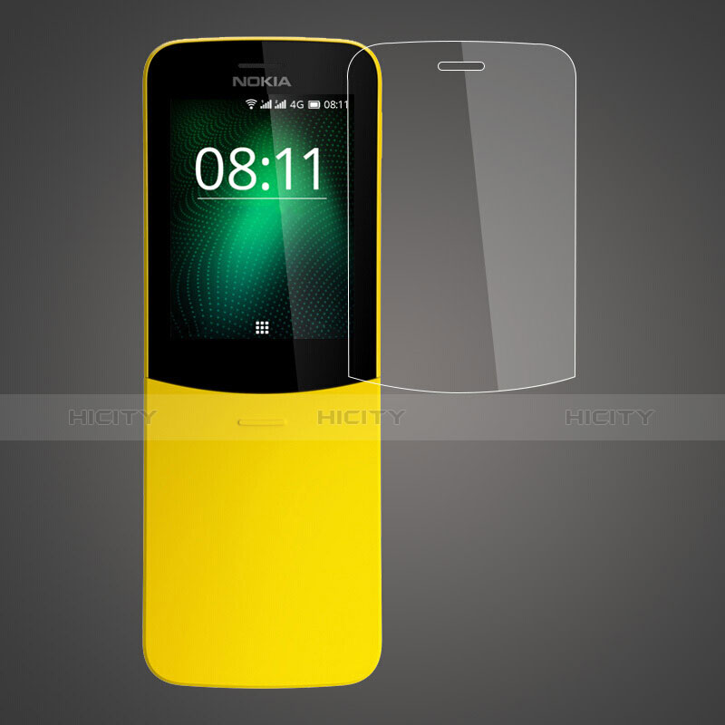 Schutzfolie Displayschutzfolie Panzerfolie Gehärtetes Glas Glasfolie Skins zum Aufkleben Panzerglas T01 für Nokia 8110 (2018) Klar groß