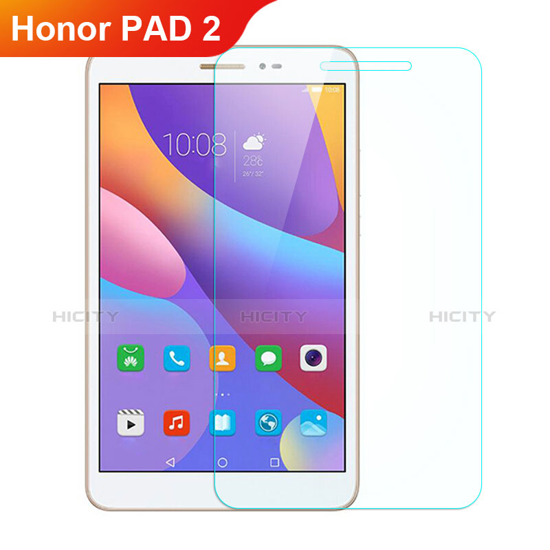 Schutzfolie Displayschutzfolie Panzerfolie Gehärtetes Glas Glasfolie Skins zum Aufkleben Panzerglas T02 für Huawei Honor Pad 2 Klar Plus