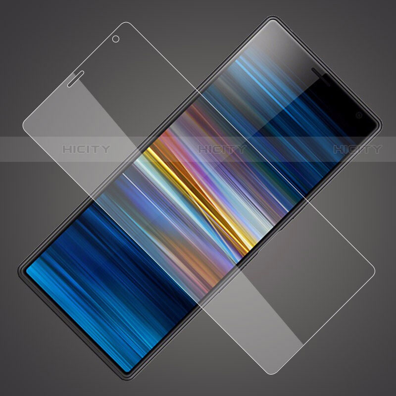 Schutzfolie Displayschutzfolie Panzerfolie Gehärtetes Glas Glasfolie Skins zum Aufkleben Panzerglas T02 für Sony Xperia 10 Plus Klar