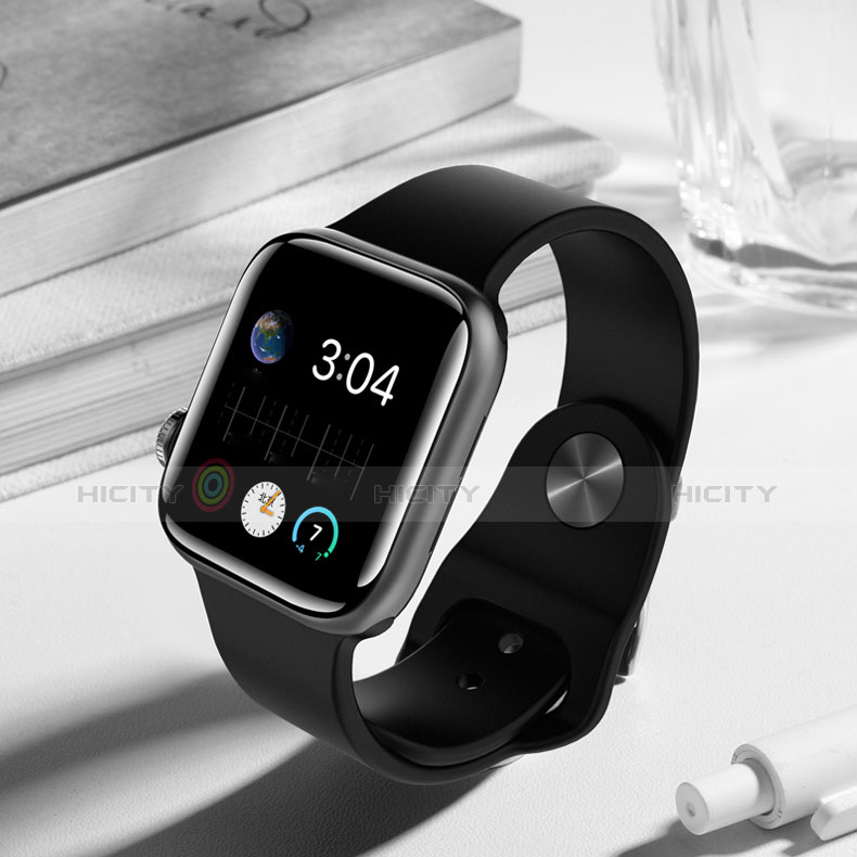 Schutzfolie Displayschutzfolie Panzerfolie Gehärtetes Glas Glasfolie Skins zum Aufkleben Panzerglas T05 für Apple iWatch 4 44mm Klar Plus