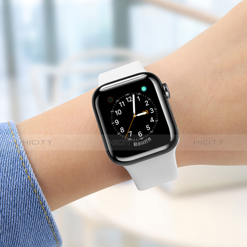 Schutzfolie Displayschutzfolie Panzerfolie Gehärtetes Glas Glasfolie Skins zum Aufkleben Panzerglas T05 für Apple iWatch 4 44mm Klar groß