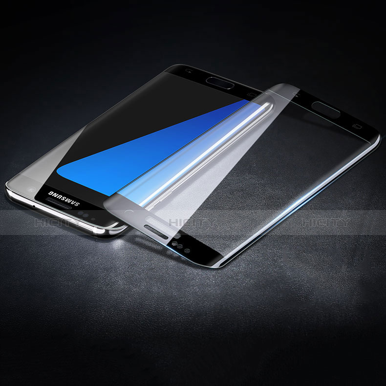 Schutzfolie Displayschutzfolie Panzerfolie Skins zum Aufkleben F02 für Samsung Galaxy S7 Edge G935F Klar