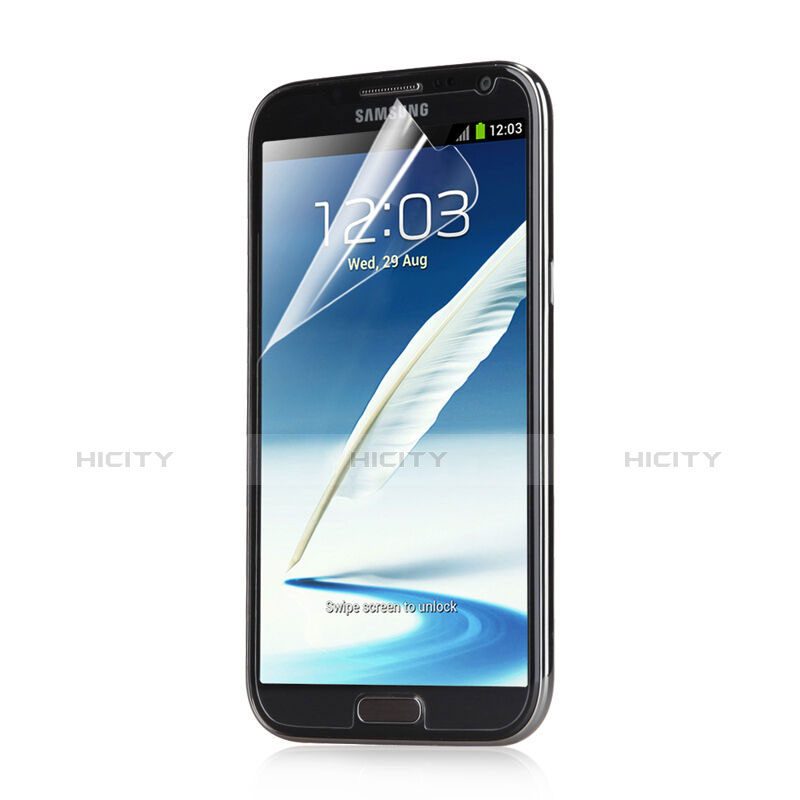 Schutzfolie Displayschutzfolie Panzerfolie Skins zum Aufkleben für Samsung Galaxy Note 2 N7100 N7105 Klar Plus