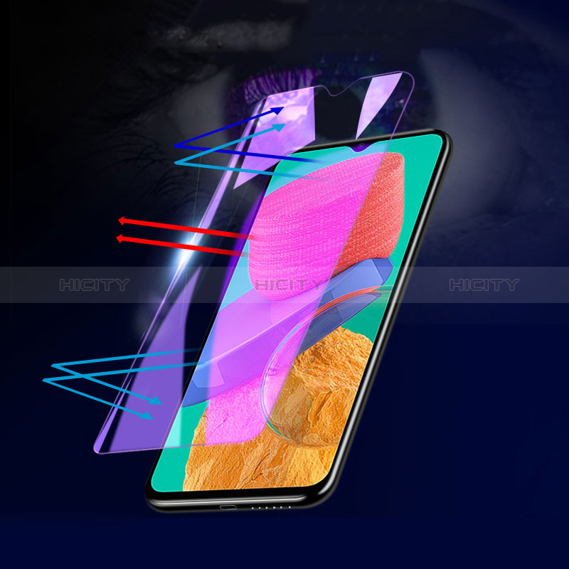 Schutzfolie Displayschutzfolie Panzerfolie Skins zum Aufkleben Full Coverage Anti Blue Ray für Samsung Galaxy A30S Klar groß
