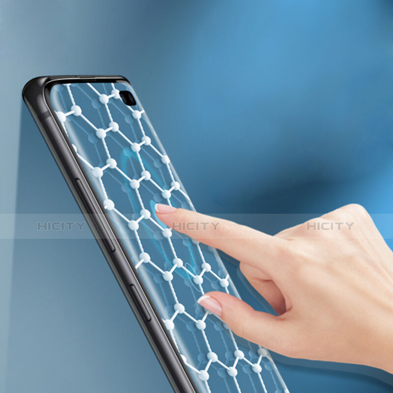 Schutzfolie Displayschutzfolie Panzerfolie Skins zum Aufkleben Full Coverage F01 für Samsung Galaxy S10 Plus Klar groß