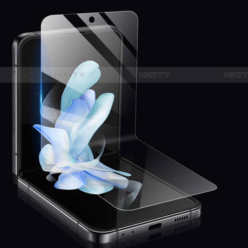 Schutzfolie Displayschutzfolie Panzerfolie Skins zum Aufkleben Full Coverage F01 für Samsung Galaxy Z Flip4 5G Klar Plus