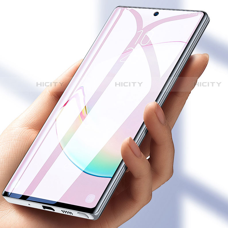 Schutzfolie Displayschutzfolie Panzerfolie Skins zum Aufkleben Full Coverage für Samsung Galaxy Note 10 Plus Klar
