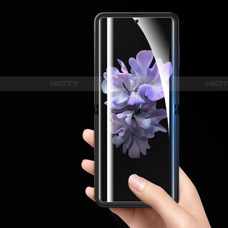 Schutzfolie Displayschutzfolie Panzerfolie Skins zum Aufkleben Full Coverage für Samsung Galaxy Z Flip 5G Klar