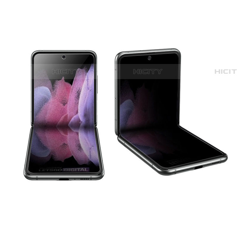 Schutzfolie Displayschutzfolie Panzerfolie Skins zum Aufkleben Full Coverage Privacy für Samsung Galaxy Z Flip4 5G Klar