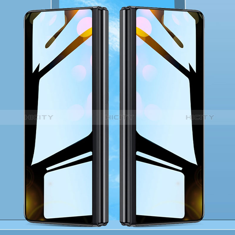 Schutzfolie Displayschutzfolie Panzerfolie Skins zum Aufkleben Full Coverage Privacy S02 für Samsung Galaxy Z Fold3 5G Klar