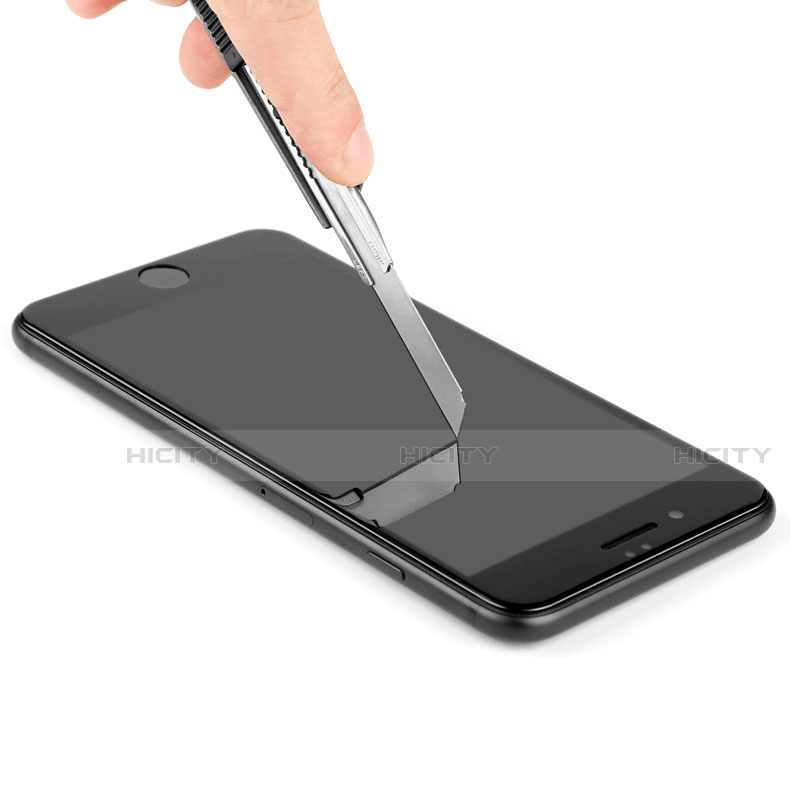 Schutzfolie Displayschutzfolie Panzerfolie Skins zum Aufkleben Gehärtetes Glas Glasfolie 3D für Apple iPhone SE (2020) Schwarz