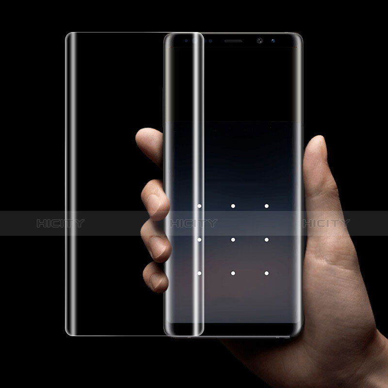 Schutzfolie Displayschutzfolie Panzerfolie Skins zum Aufkleben Gehärtetes Glas Glasfolie 3D für Samsung Galaxy Note 8 Duos N950F Klar groß