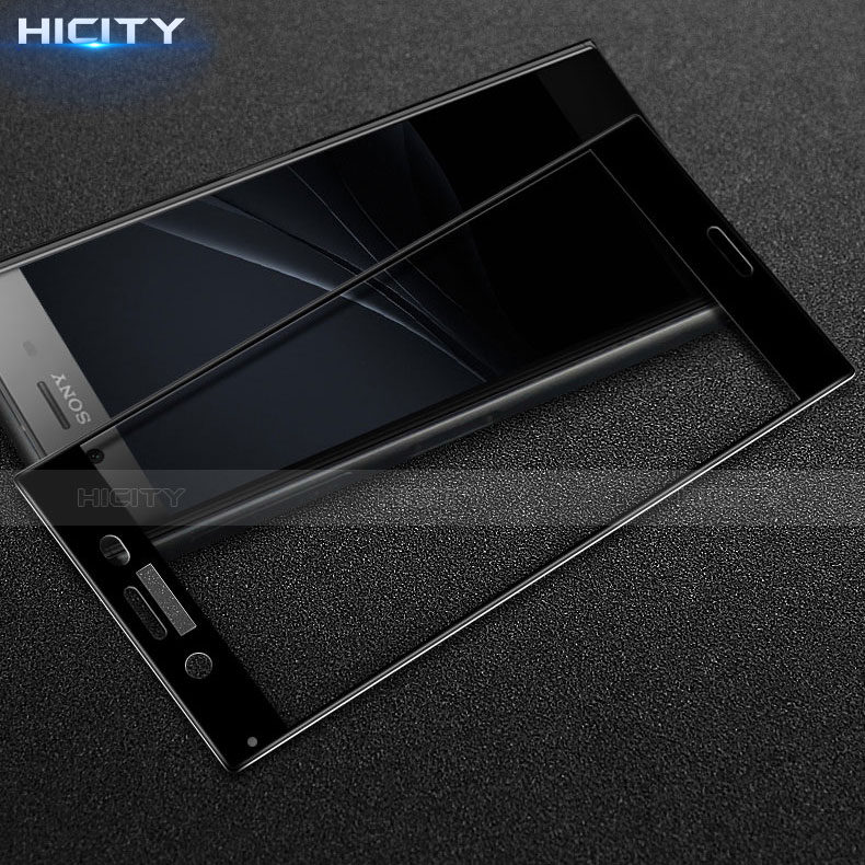 Schutzfolie Displayschutzfolie Panzerfolie Skins zum Aufkleben Gehärtetes Glas Glasfolie 3D für Sony Xperia XZ1 Klar groß