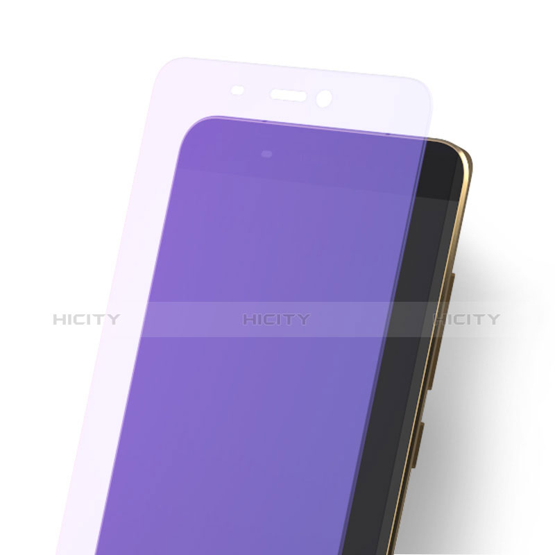 Schutzfolie Displayschutzfolie Panzerfolie Skins zum Aufkleben Gehärtetes Glas Glasfolie Anti Blue Ray B01 für Xiaomi Mi 5 Blau groß
