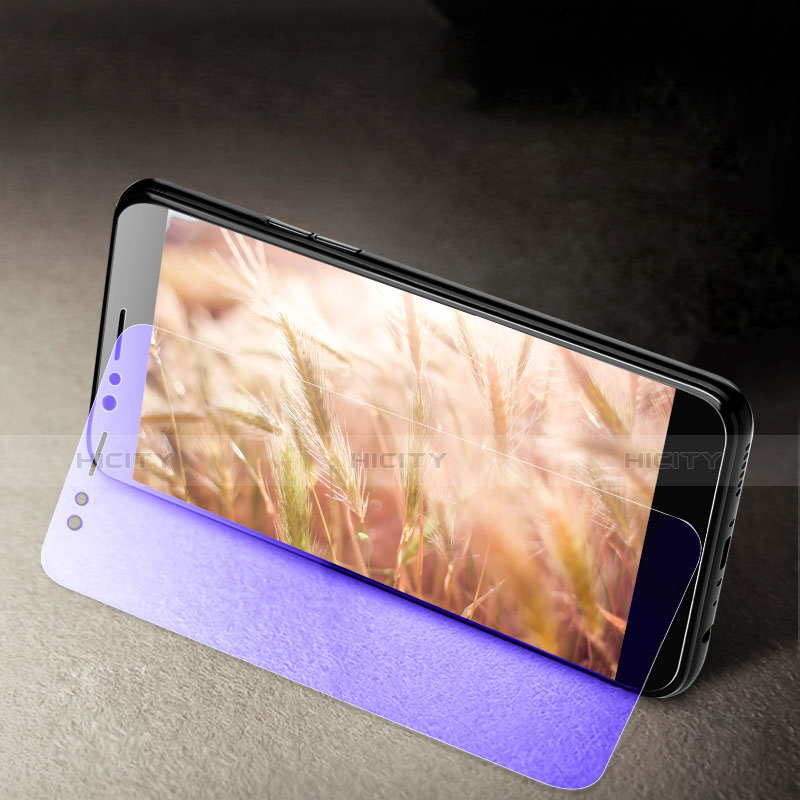 Schutzfolie Displayschutzfolie Panzerfolie Skins zum Aufkleben Gehärtetes Glas Glasfolie Anti Blue Ray B01 für Xiaomi Redmi Note 4X High Edition Blau groß