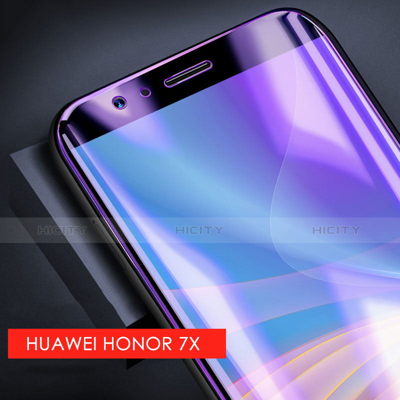 Schutzfolie Displayschutzfolie Panzerfolie Skins zum Aufkleben Gehärtetes Glas Glasfolie Anti Blue Ray B04 für Huawei Honor 7X Klar