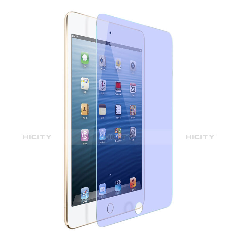 Schutzfolie Displayschutzfolie Panzerfolie Skins zum Aufkleben Gehärtetes Glas Glasfolie Anti Blue Ray für Apple iPad 3 Blau