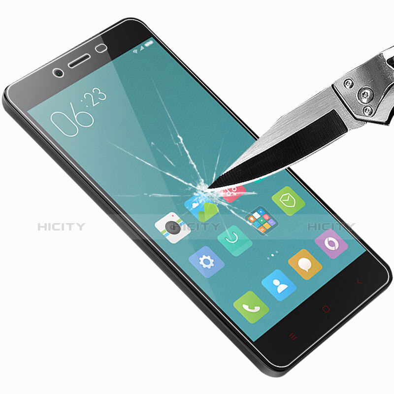 Schutzfolie Displayschutzfolie Panzerfolie Skins zum Aufkleben Gehärtetes Glas Glasfolie Anti Blue Ray für Xiaomi Redmi Note 2 Klar groß