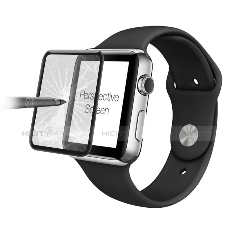 Schutzfolie Displayschutzfolie Panzerfolie Skins zum Aufkleben Gehärtetes Glas Glasfolie F03 für Apple iWatch 3 42mm Klar