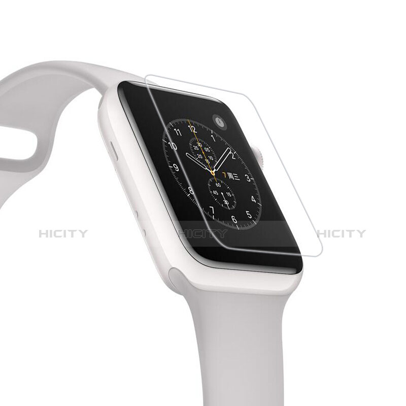 Schutzfolie Displayschutzfolie Panzerfolie Skins zum Aufkleben Gehärtetes Glas Glasfolie F06 für Apple iWatch 2 38mm Klar Plus