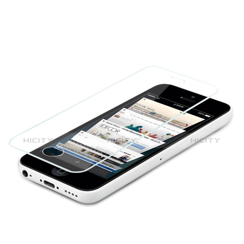Schutzfolie Displayschutzfolie Panzerfolie Skins zum Aufkleben Gehärtetes Glas Glasfolie für Apple iPhone 5C Klar