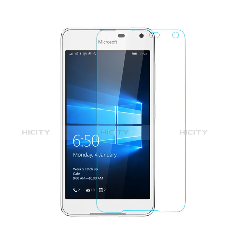 Schutzfolie Displayschutzfolie Panzerfolie Skins zum Aufkleben Gehärtetes Glas Glasfolie für Microsoft Lumia 650 Klar